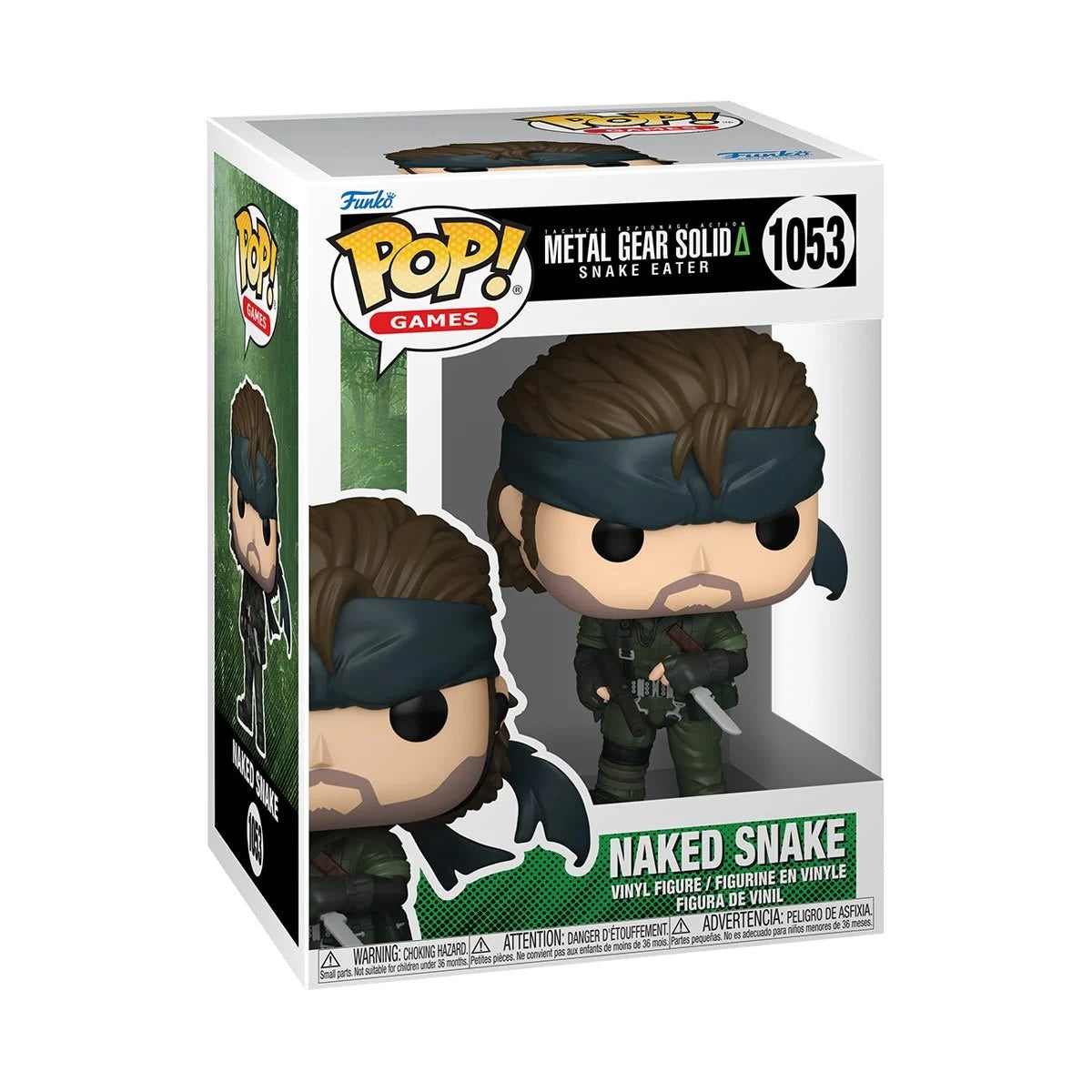 Metal Gear Solid Delta Snake Eater Naked Snake 1053 Funko Pop Vinyl Figure