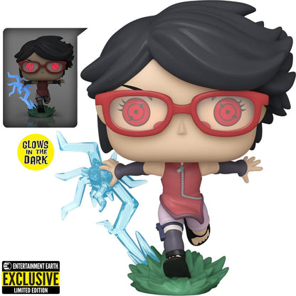 Boruto Sarada with Sharingan 1358 GITD Funko Pop! Vinyl Figure EE Exclusive