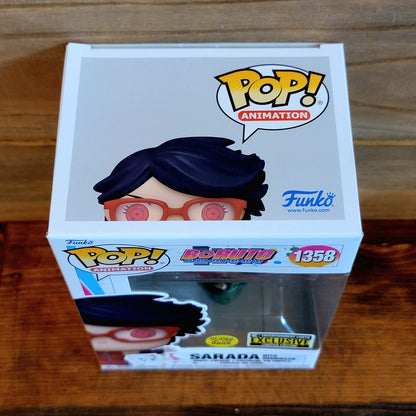 Boruto Sarada with Sharingan 1358 GITD Funko Pop! Vinyl Figure EE Exclusive