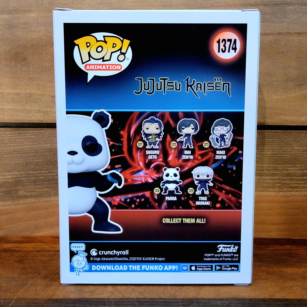 Panda 1374 Flocked JuJuTsu Kaisen Funko Pop! Vinyl Figure EE Exclusive