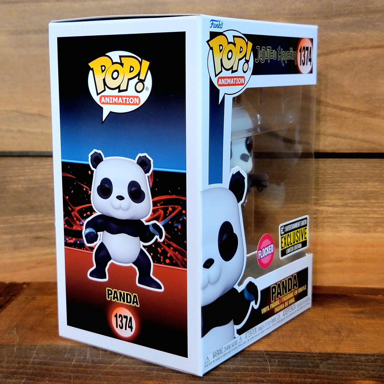 Panda 1374 Flocked JuJuTsu Kaisen Funko Pop! Vinyl Figure EE Exclusive