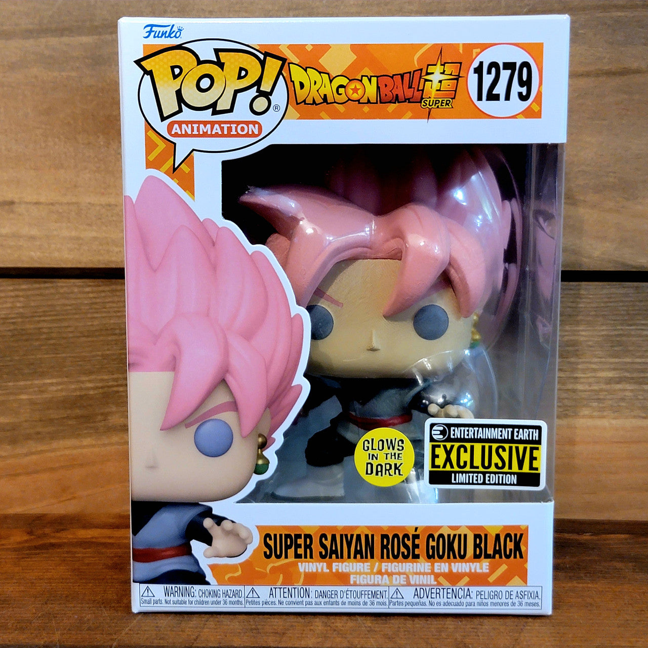 Super Saiyan Rose Goku Black 1279 GITD Funko Pop! Vinyl Figure EE Exclusive