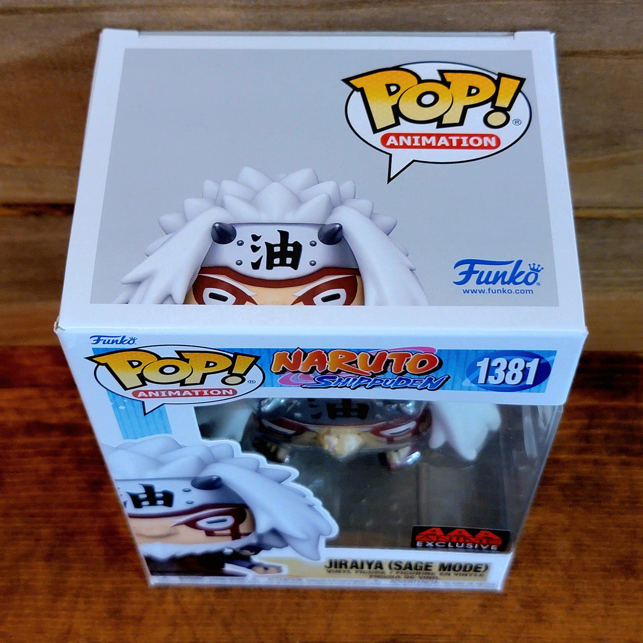 Jiraiya Sage Mode 1381 Naruto Shippuden Animation Funko Pop! Vinyl Figure AAA Ex