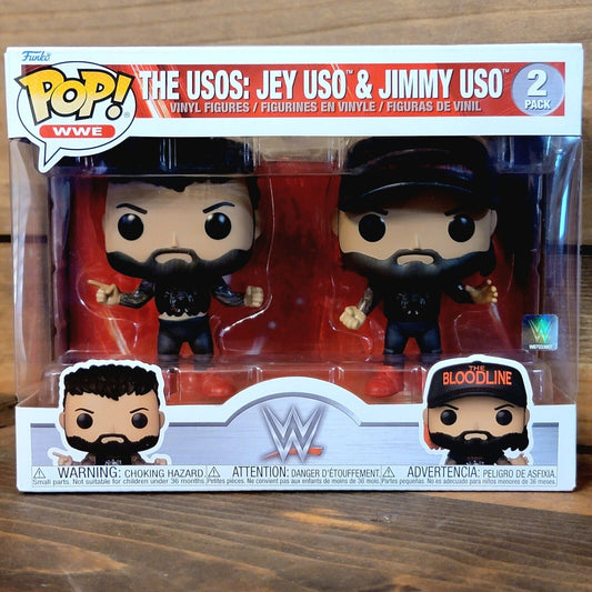 The Usos Jimmy Jey Uso 2 Pack WWE Funko Pop! Vinyl Figure