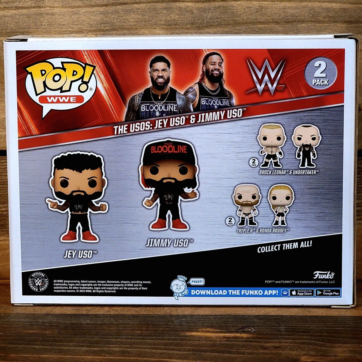 The Usos Jimmy Jey Uso 2 Pack WWE Funko Pop! Vinyl Figure