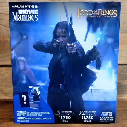 Aragorn Movie MANIACS WB100 LOTR McFarlane Limited Edition 6 In Posed Figure