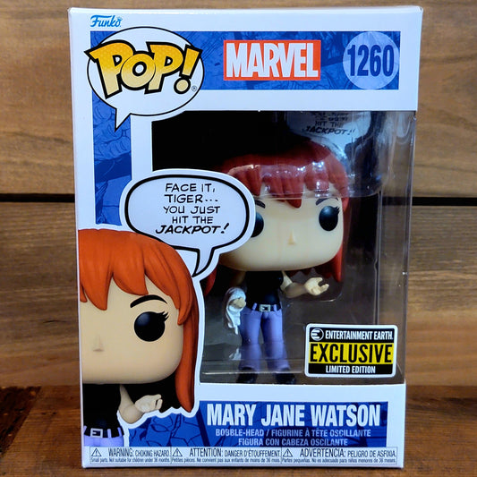 Mary Jane Watson 1260 Spider-Man Marvel Funko Pop! Bobble Head EE Exclusive