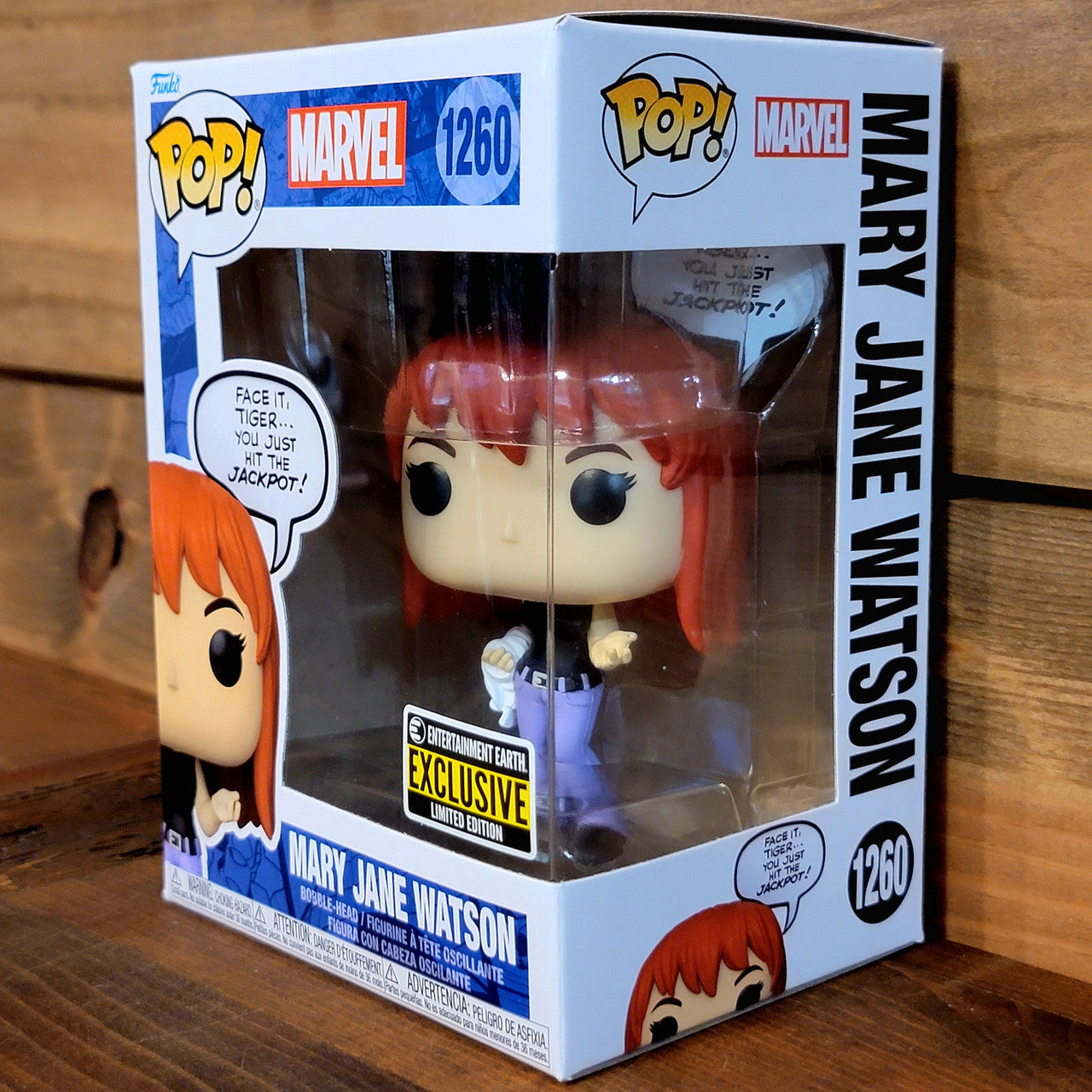 Mary Jane Watson 1260 Spider-Man Marvel Funko Pop! Bobble Head EE Exclusive