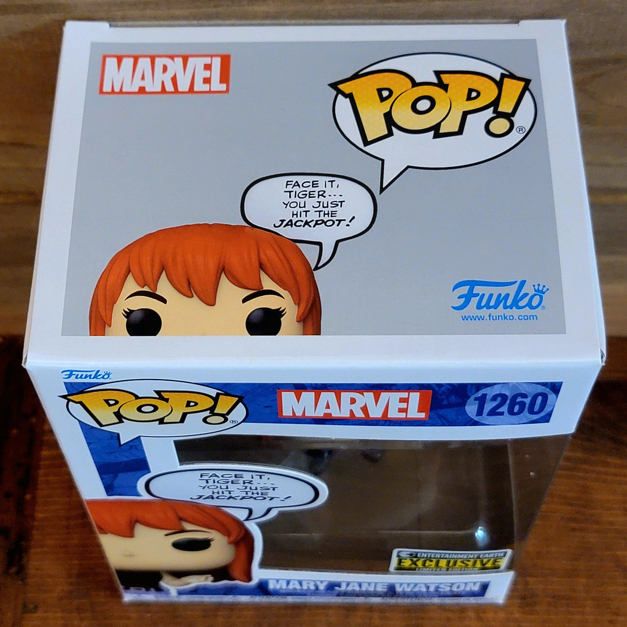 Mary Jane Watson 1260 Spider-Man Marvel Funko Pop! Bobble Head EE Exclusive