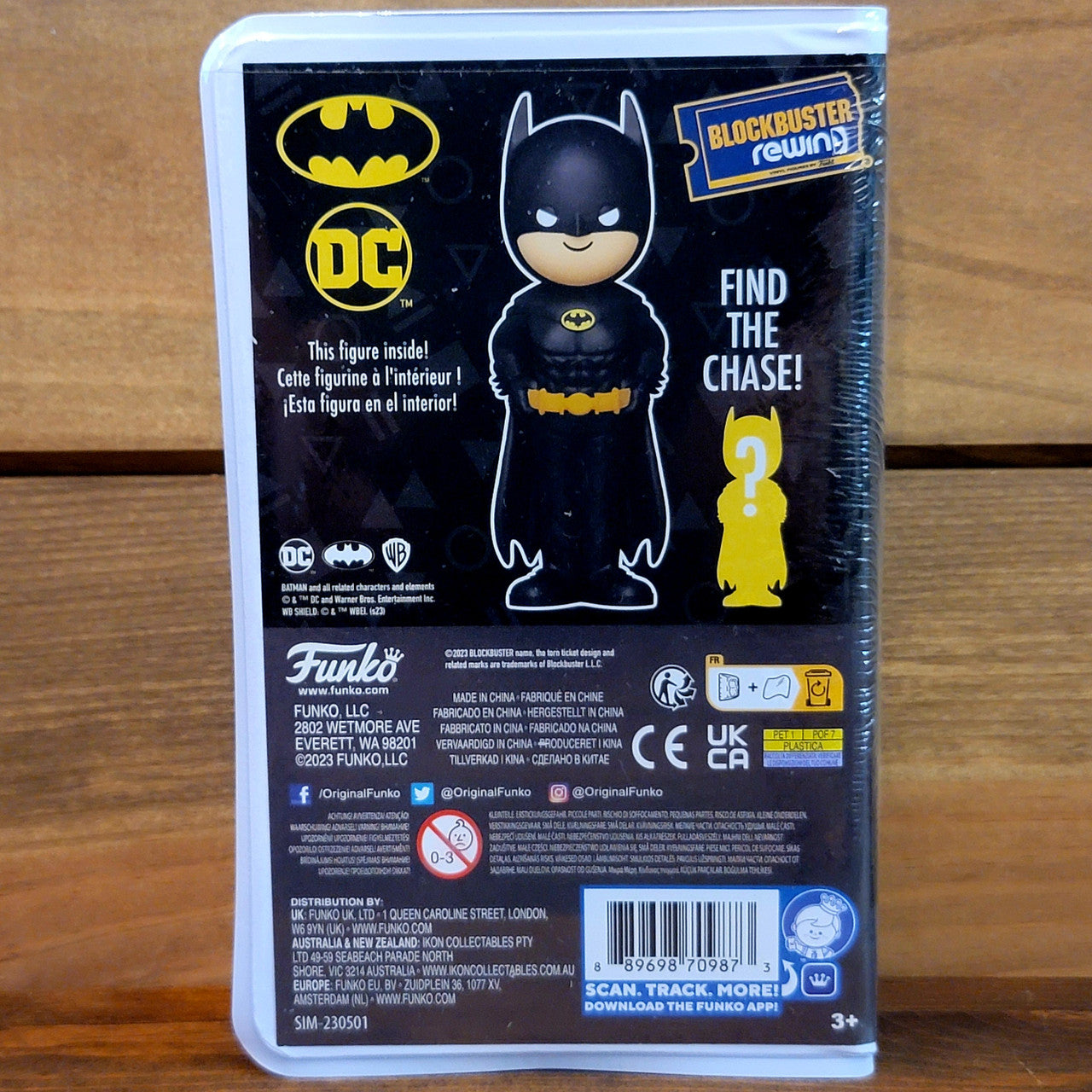 Batman 1989 Batman Funko Blockbuster Rewind Vinyl Figure Sealed, Possible Chase