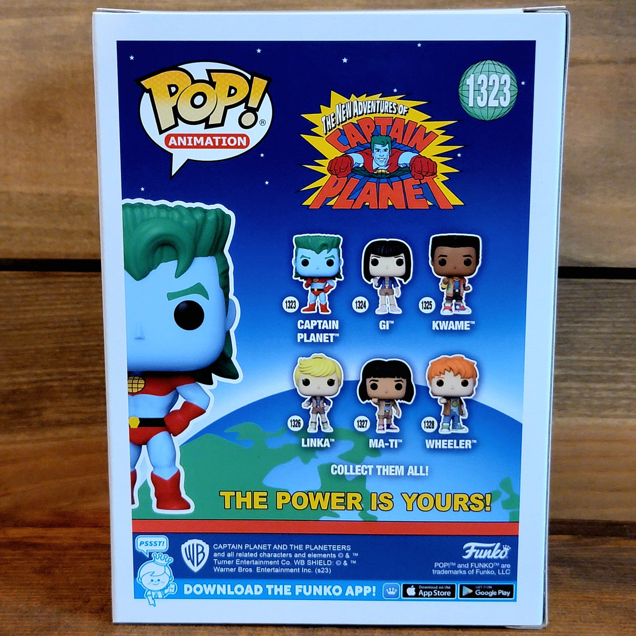 Captain Planet 1323 Animation Funko Pop! Vinyl Figure