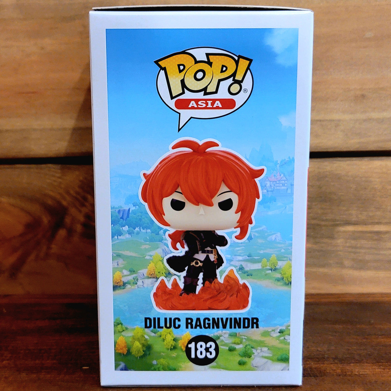 Diluc Ragnvindr 183 Genshin Impact Asia Video Game Funko Pop! Vinyl Figure