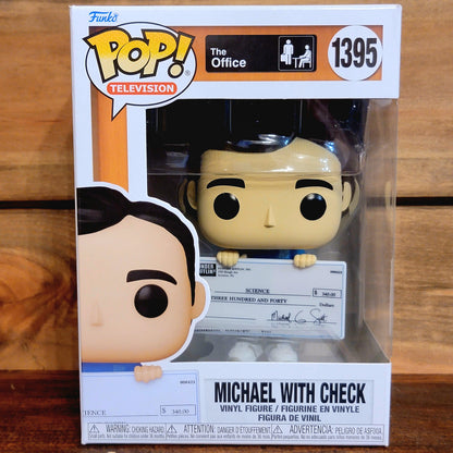 Michael with Check 1395 The Office Fun Run Television Funko Pop! Vinyl Figure