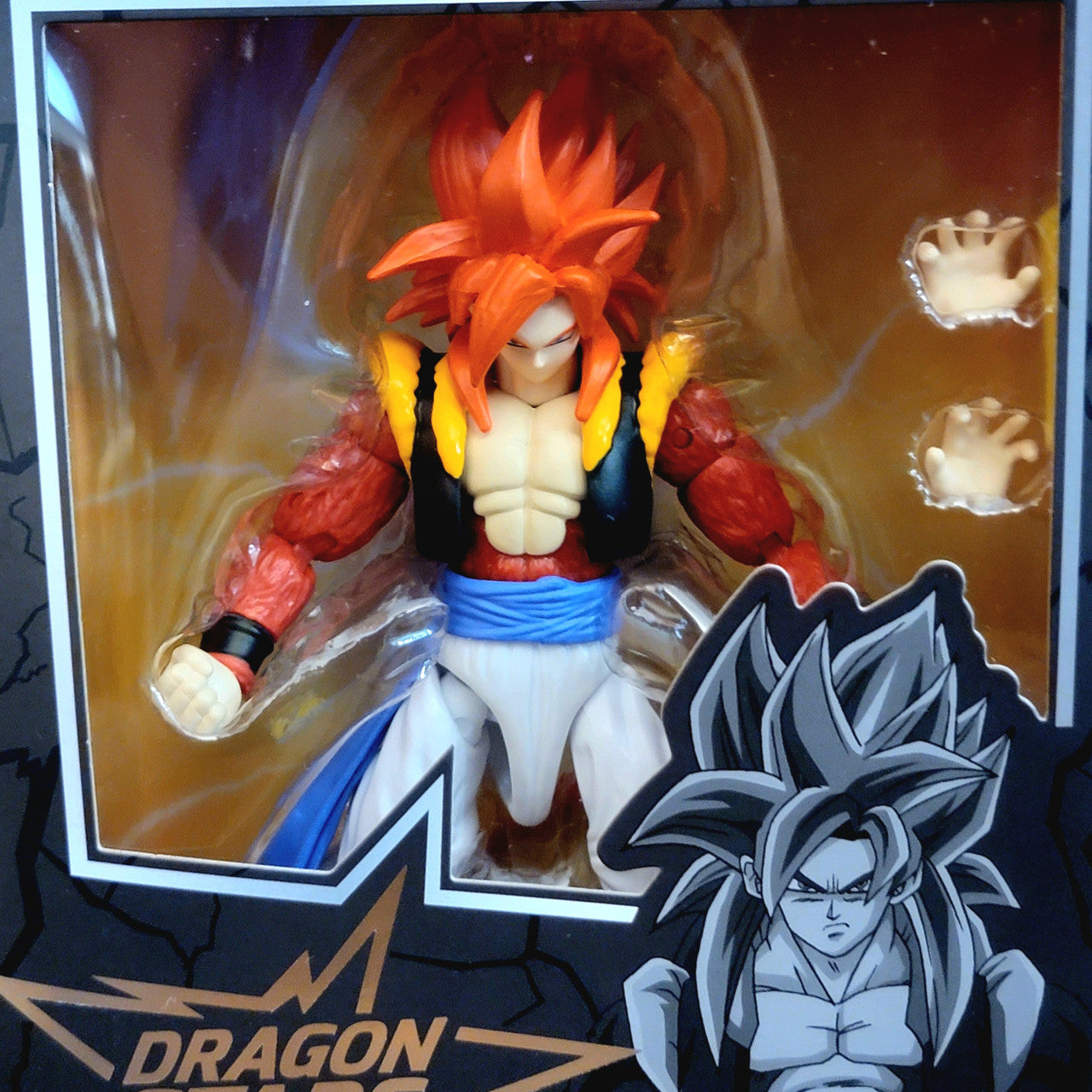 Super Saiyan 4 Gogeta Dragon Stars Dragon Ball Super 6 in Action Figure DBZ