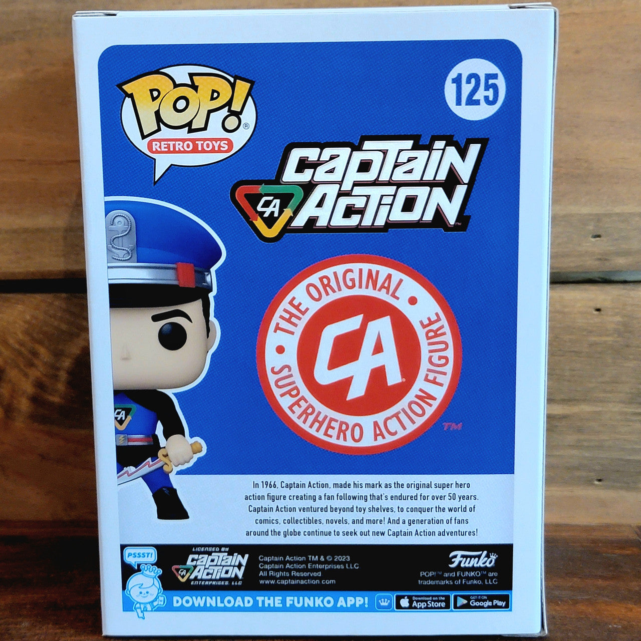 Captain Action 125 Original Super Hero Retro Toys Funko Pop! Vinyl Figure