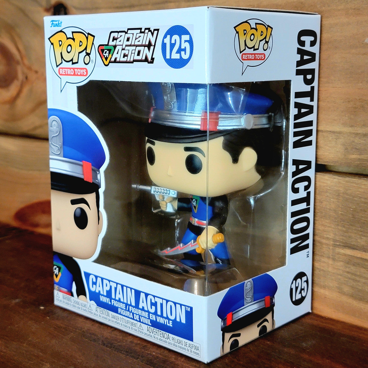 Captain Action 125 Original Super Hero Retro Toys Funko Pop! Vinyl Figure