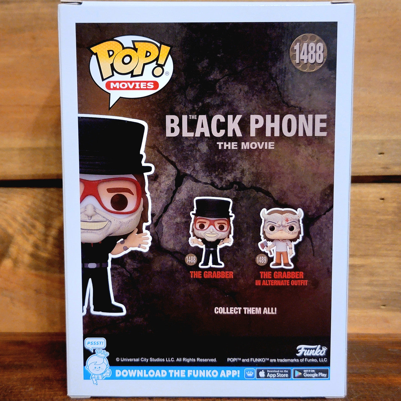 The Grabber 1488 Black Phone Horror Movies Funko Pop! Vinyl Figure