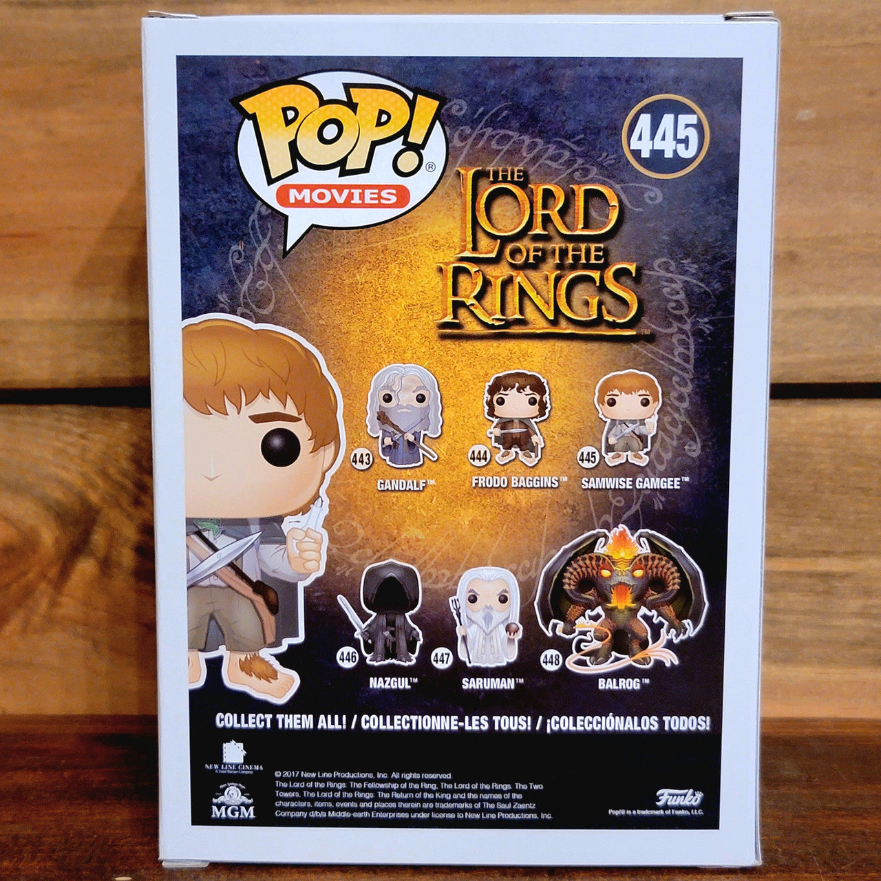 Samwise Gamgee 445 GITD Lord of the Rings LOTR Movies Funko Pop! Vinyl Figure