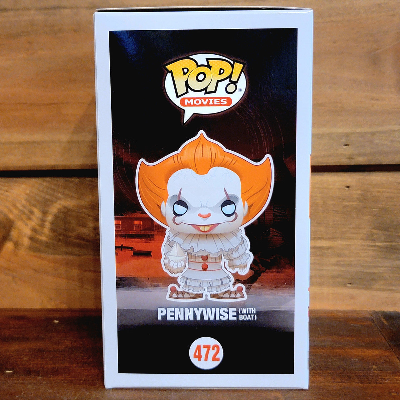 Pennywise Clown w Boat 472 IT Horror Movie Funko Pop Vinyl Figure MC Collectible