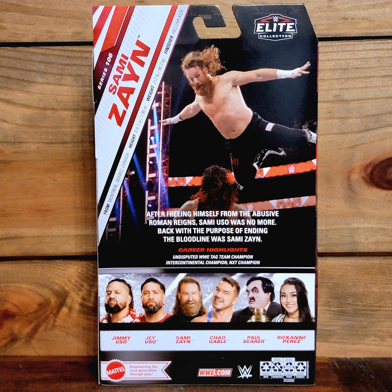 Sami Zayn WWE Elite Collection 106 Action Figure