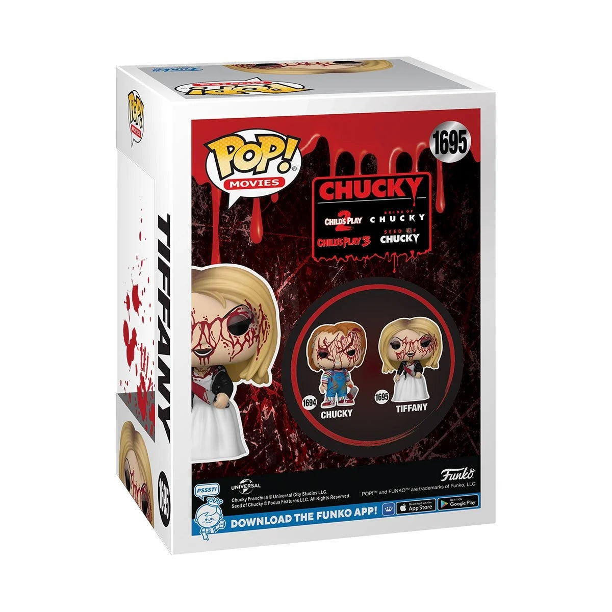 Bride of Chucky 1694, 1695 Bloody Funko Pop Vinyl Figure Set EE Excusive