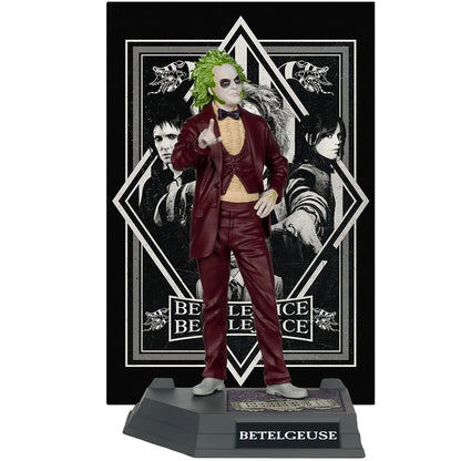 Beetlejuice Beetlejuice Movie Maniacs Posed 6" Figure Mcfarlane Toys