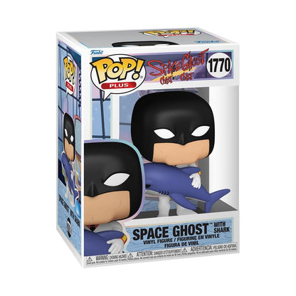 Space Ghost Coast to Coast 1770 w/ Shark Funko Pop Plus Vinyl Figure