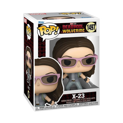 Blade, Gambit, X-23 Deadpool & Wolverine Movie Wave 3 Funko Pop Vinyl Figure Set